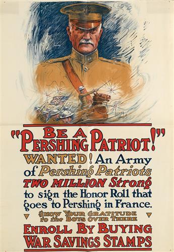 VARIOUS ARTISTS. [WORLD WAR I.] Group of 4 posters. 1915-1918. Each approximately 39x27 inches, 99x68 cm.